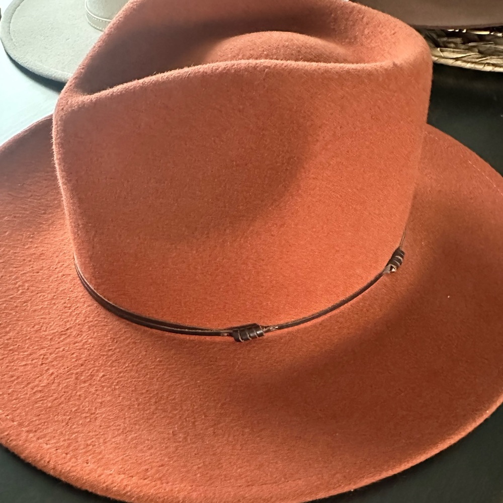 Orange Fedora Hat